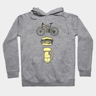 Bike, Burger & Beer Hoodie